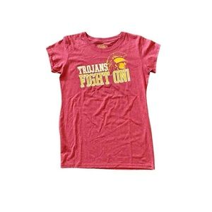 USC Trojans Fight On Graphic Tee - Size L